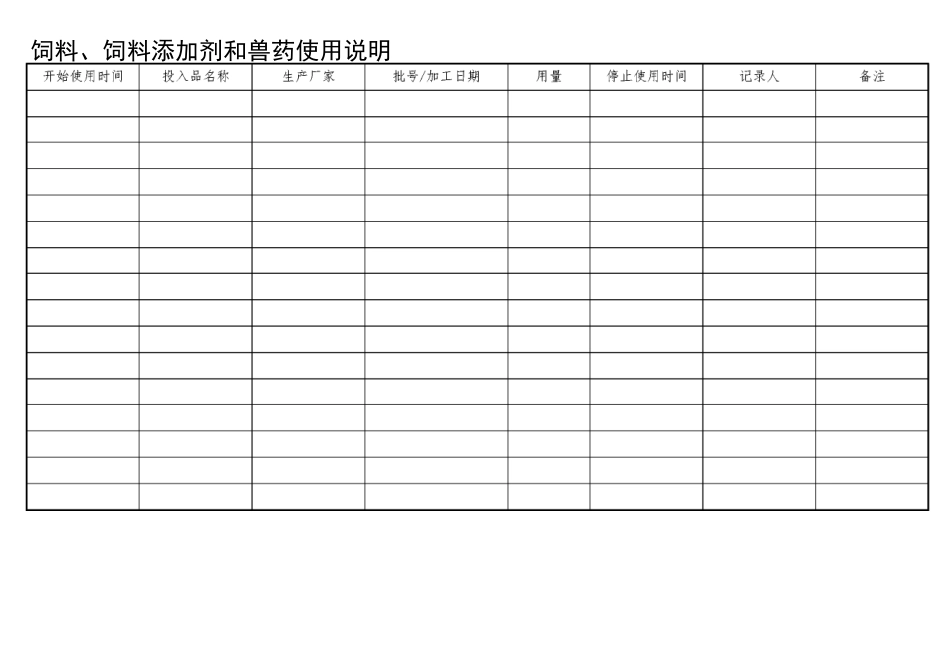 养鸡记录表格_第3页