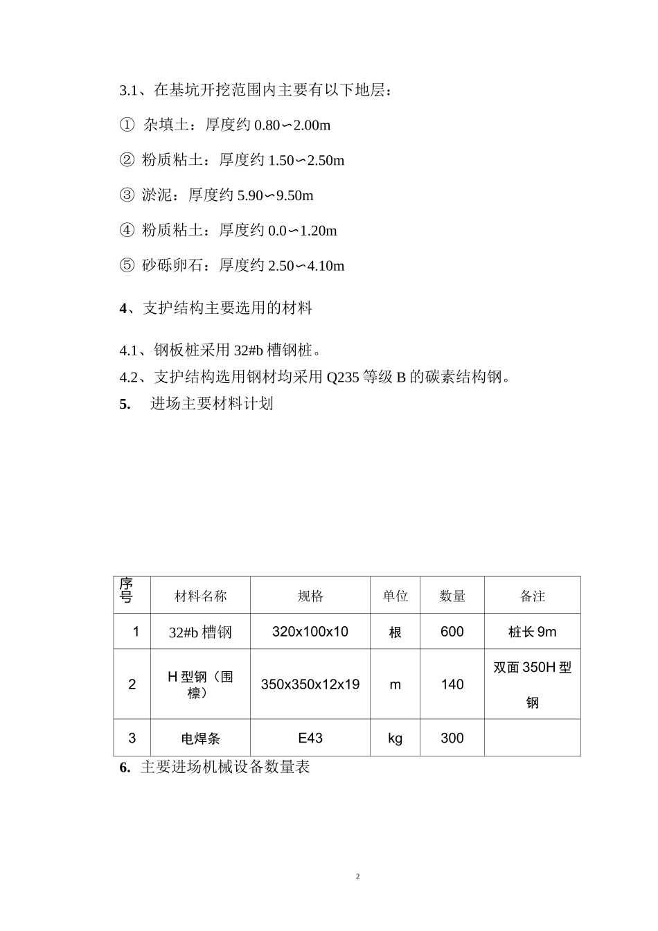 钢板桩支护施工方案._第3页