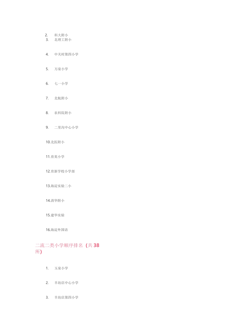 北京各区小学排名_第2页