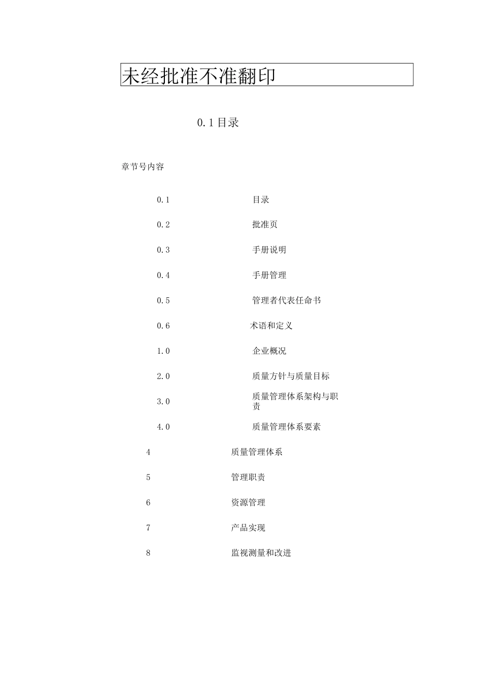 化工 公司质量手册_第2页
