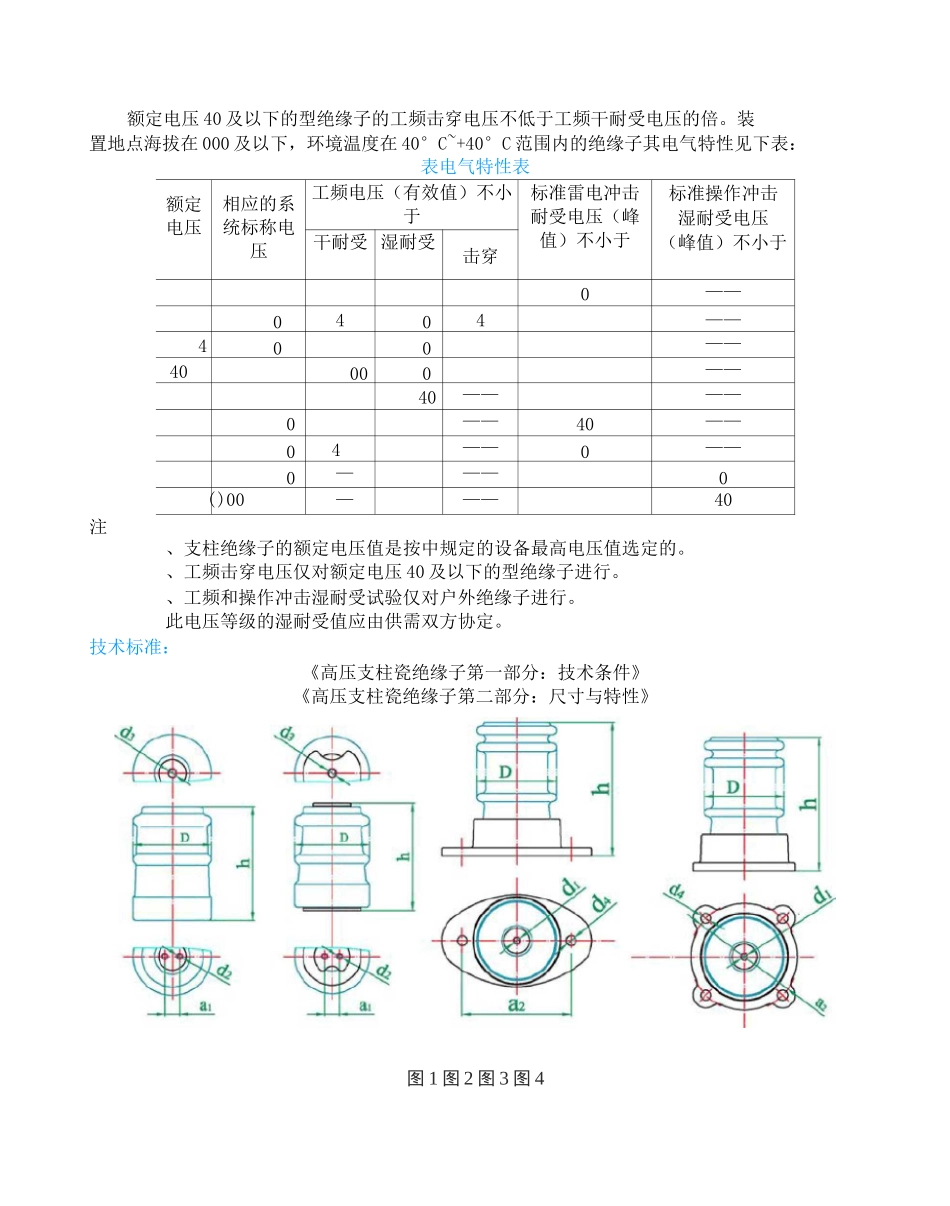 高压支柱瓷绝缘子使用说明书_第2页