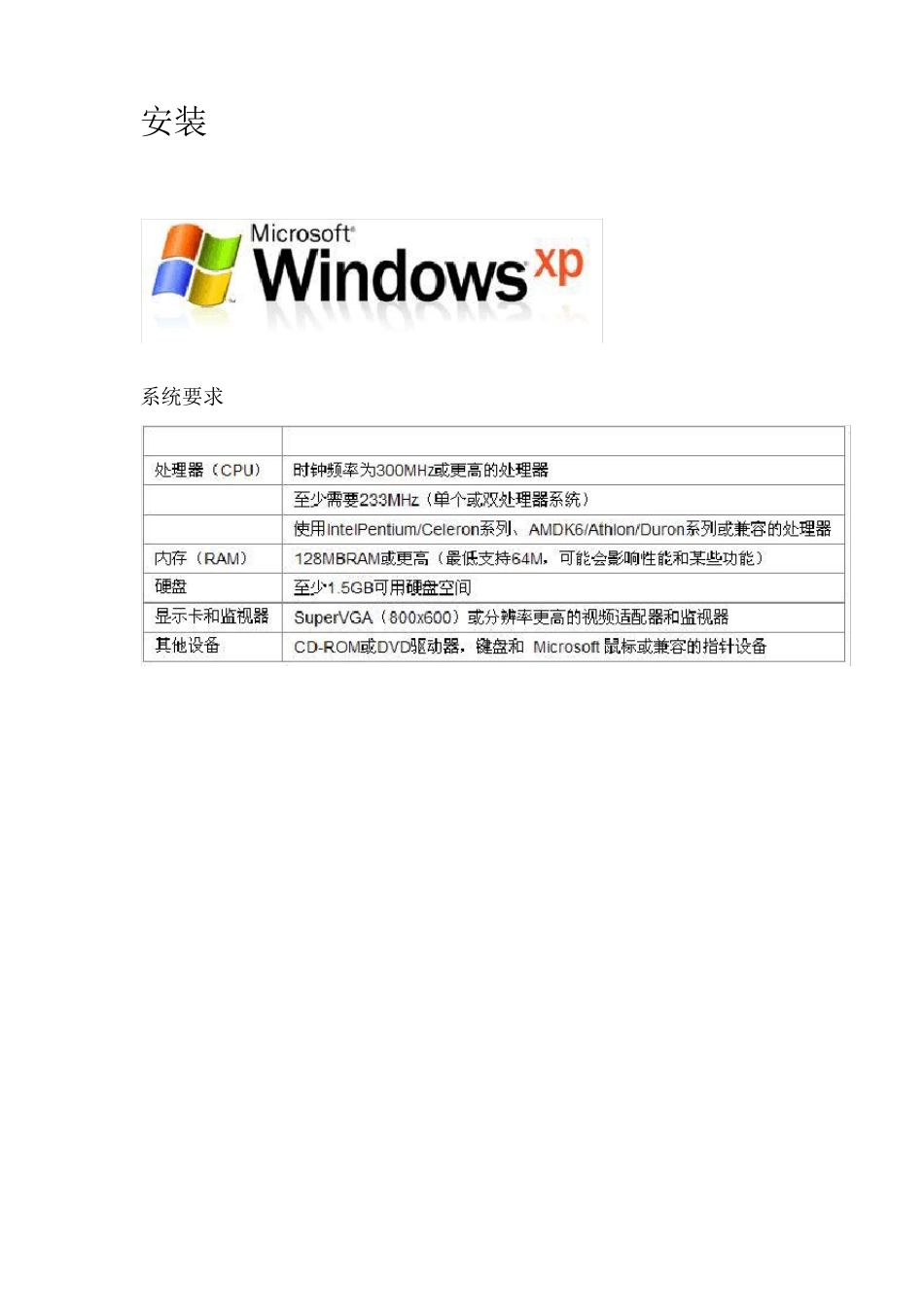 安装MicrosoftWindowsXPProfessionalServicePack3Edition_第1页