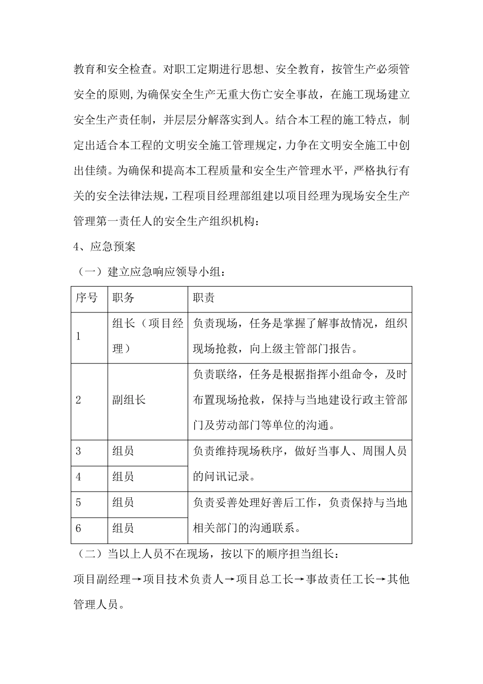 安装工程安全隐患以及应急预案_第2页