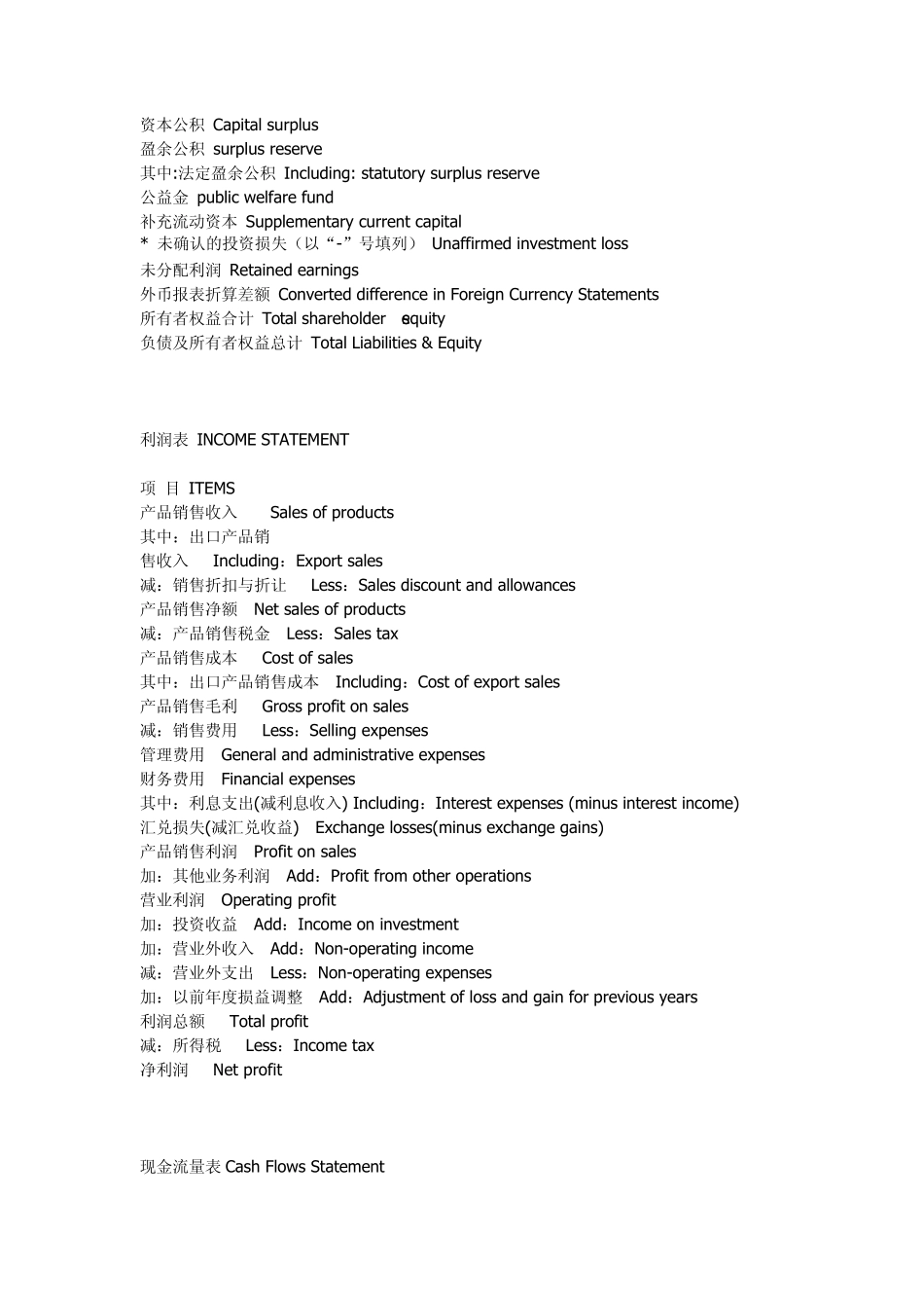 完整英文版资产负债表_第3页