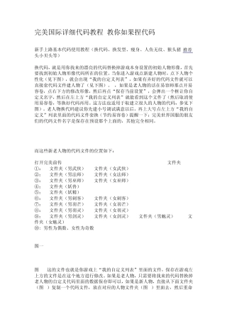 完美国际修改头像代码