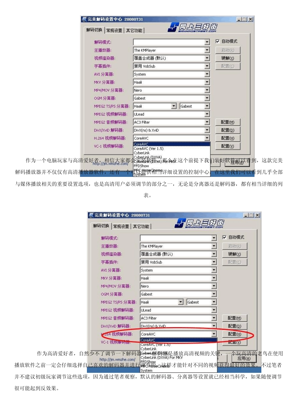 完美解码高清器播放器设置图解_第2页