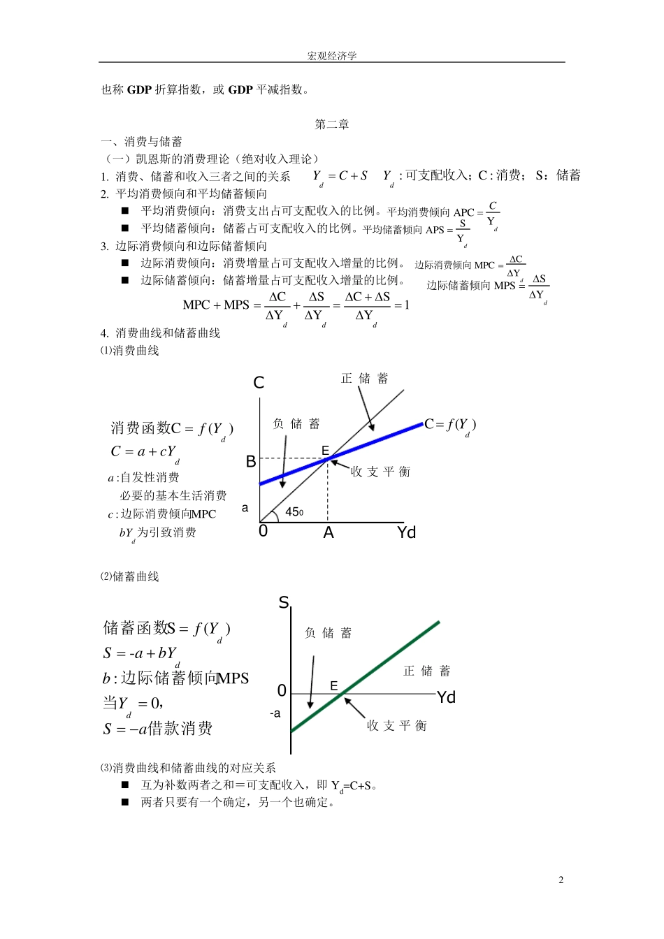 宏观经济学期末复习资料_吐血整理!!!_第2页