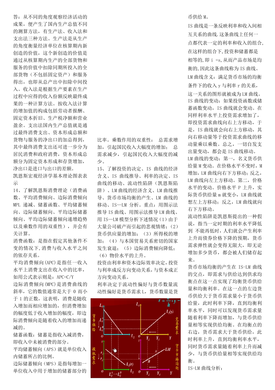 宏观经济学重点总结_第3页