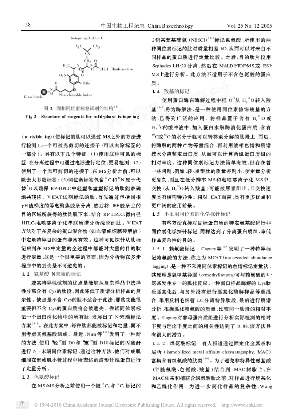 定量蛋白质组学中的同位素标记技术_第3页