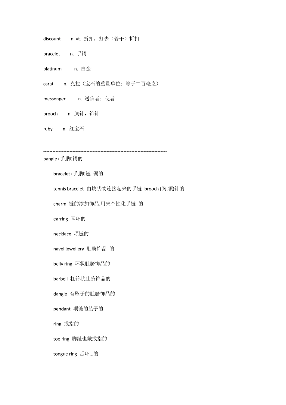 宝石中英对照词汇总和_第2页