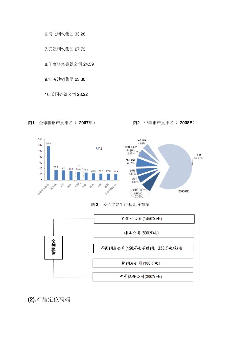 宝钢公司概况_第3页
