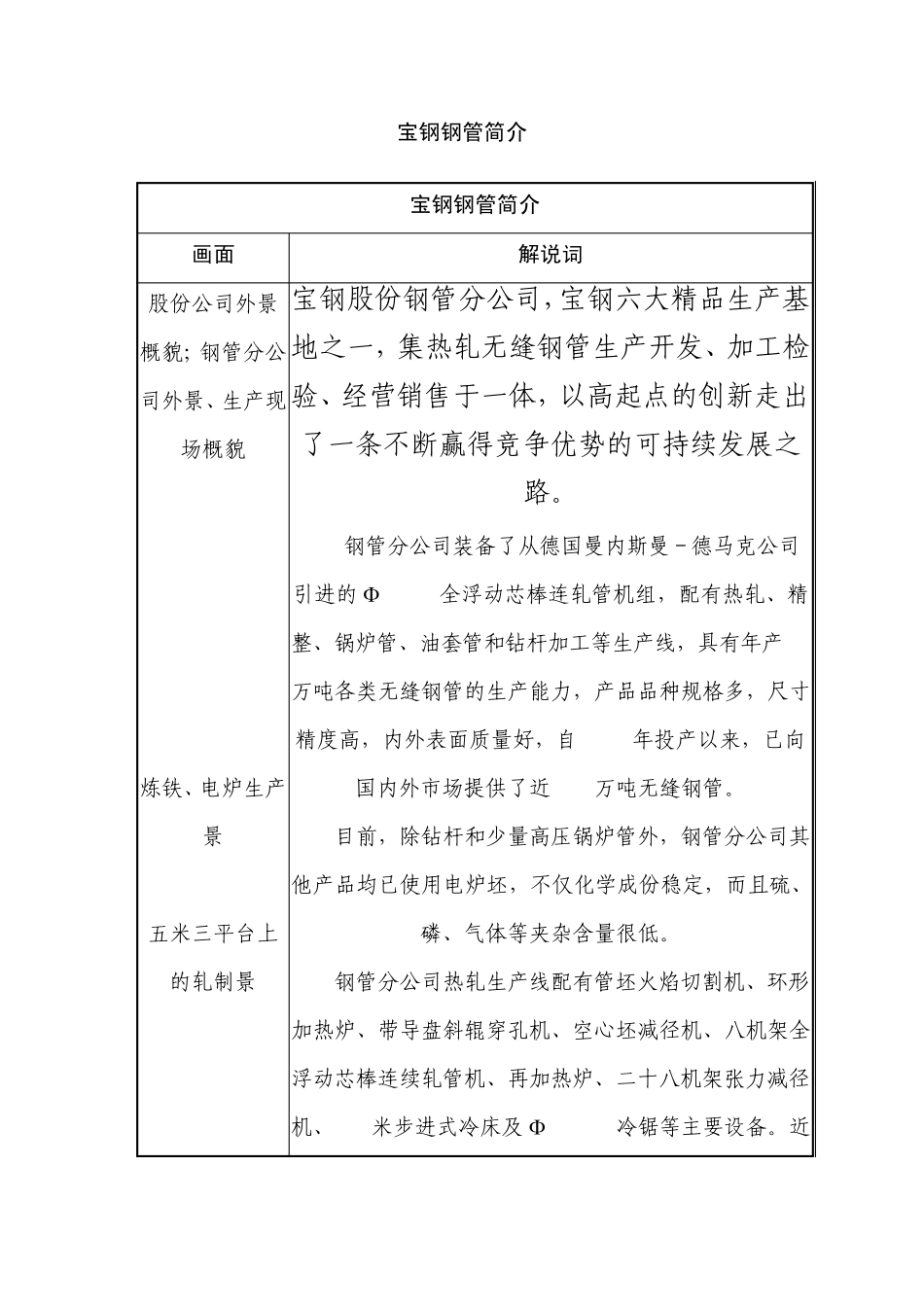 宝钢钢管简介_第1页