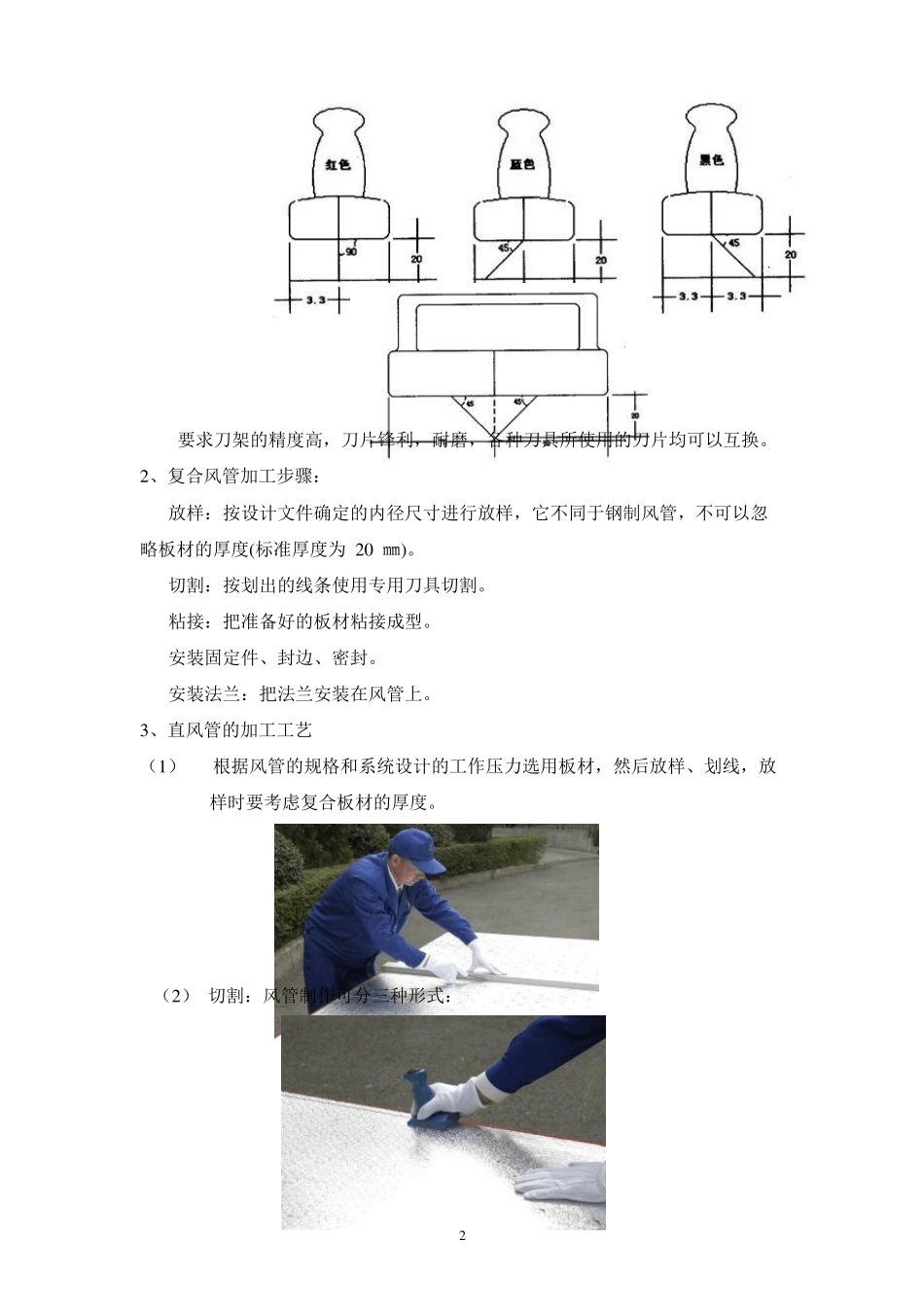实例酚醛风管的制作与安装工艺_第2页