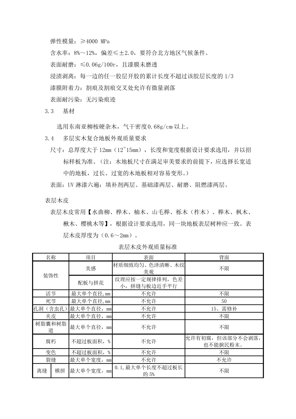 实木复合地板技术标准_第2页