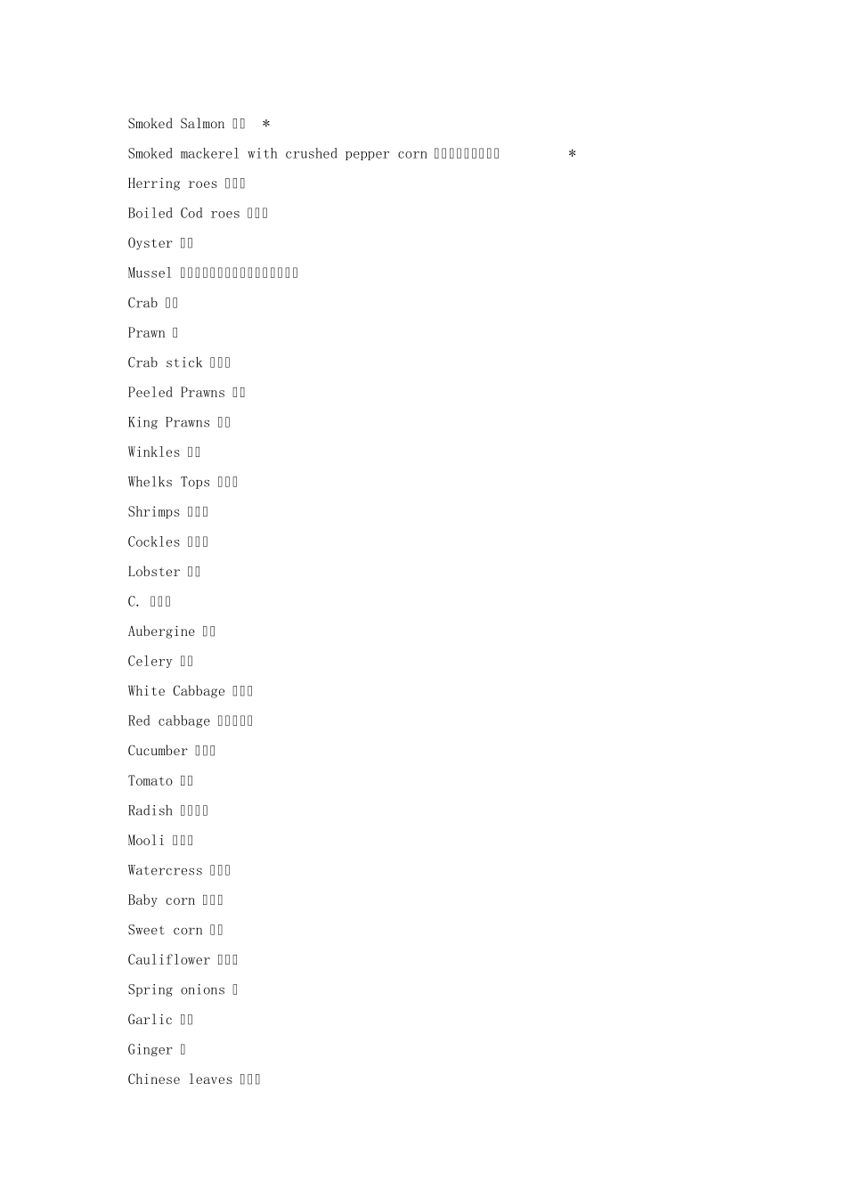 实用又丰富的超市英语词汇大全_第3页