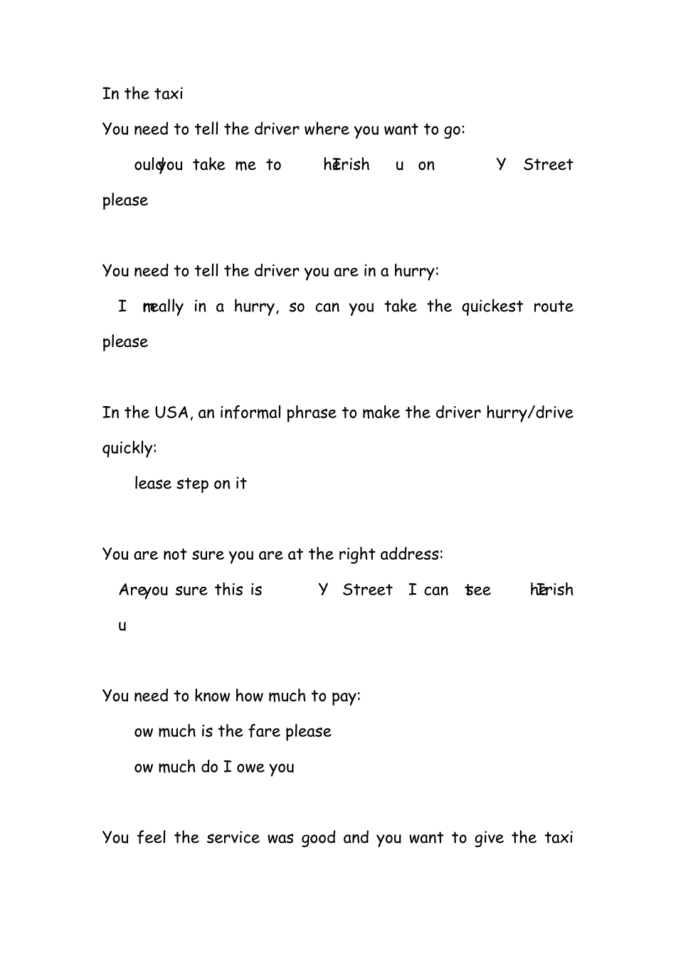 实用找出租车英语_第3页
