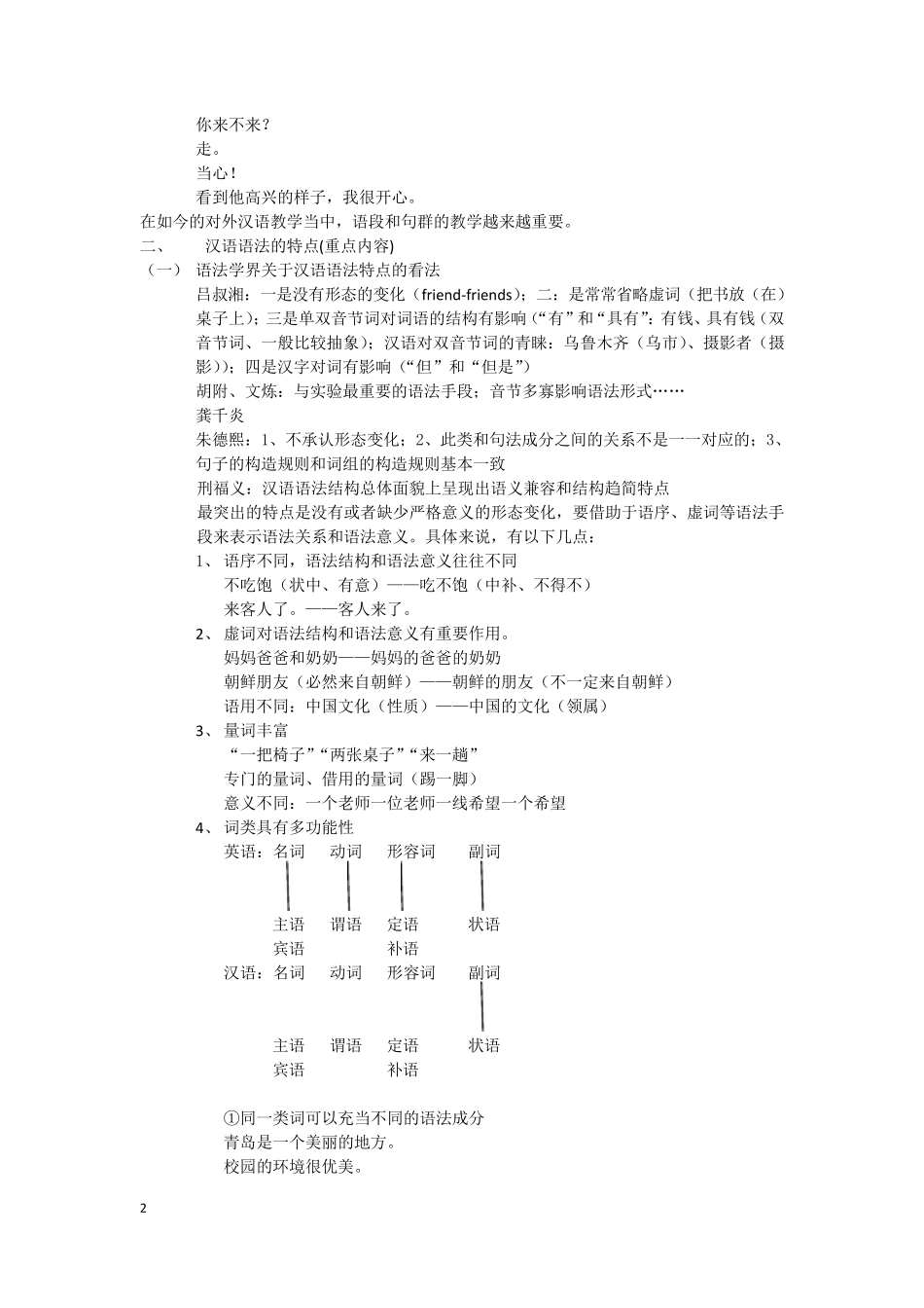 实用现代汉语语法_第2页