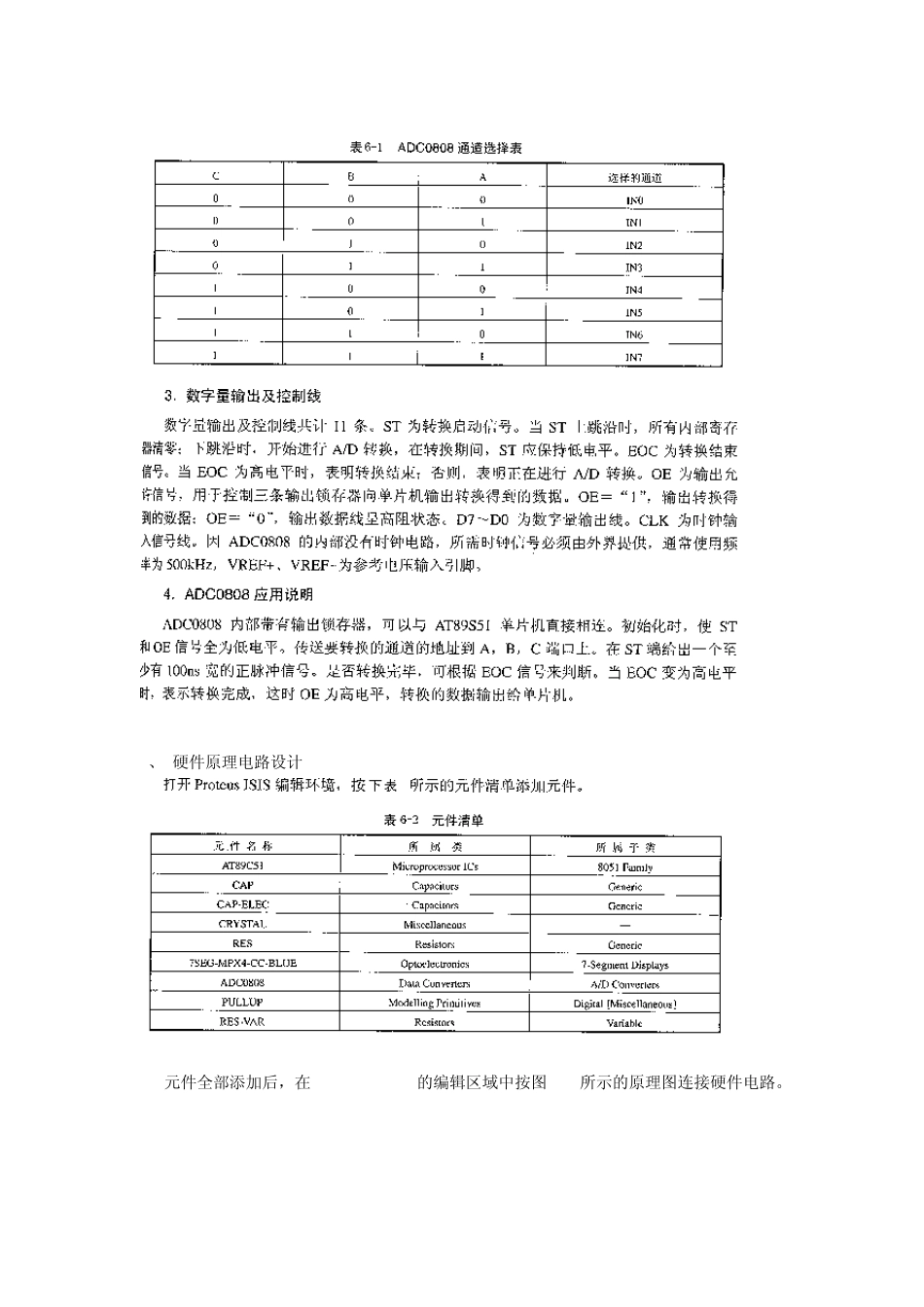 实训六ADC0808转换器的基本应用_第2页
