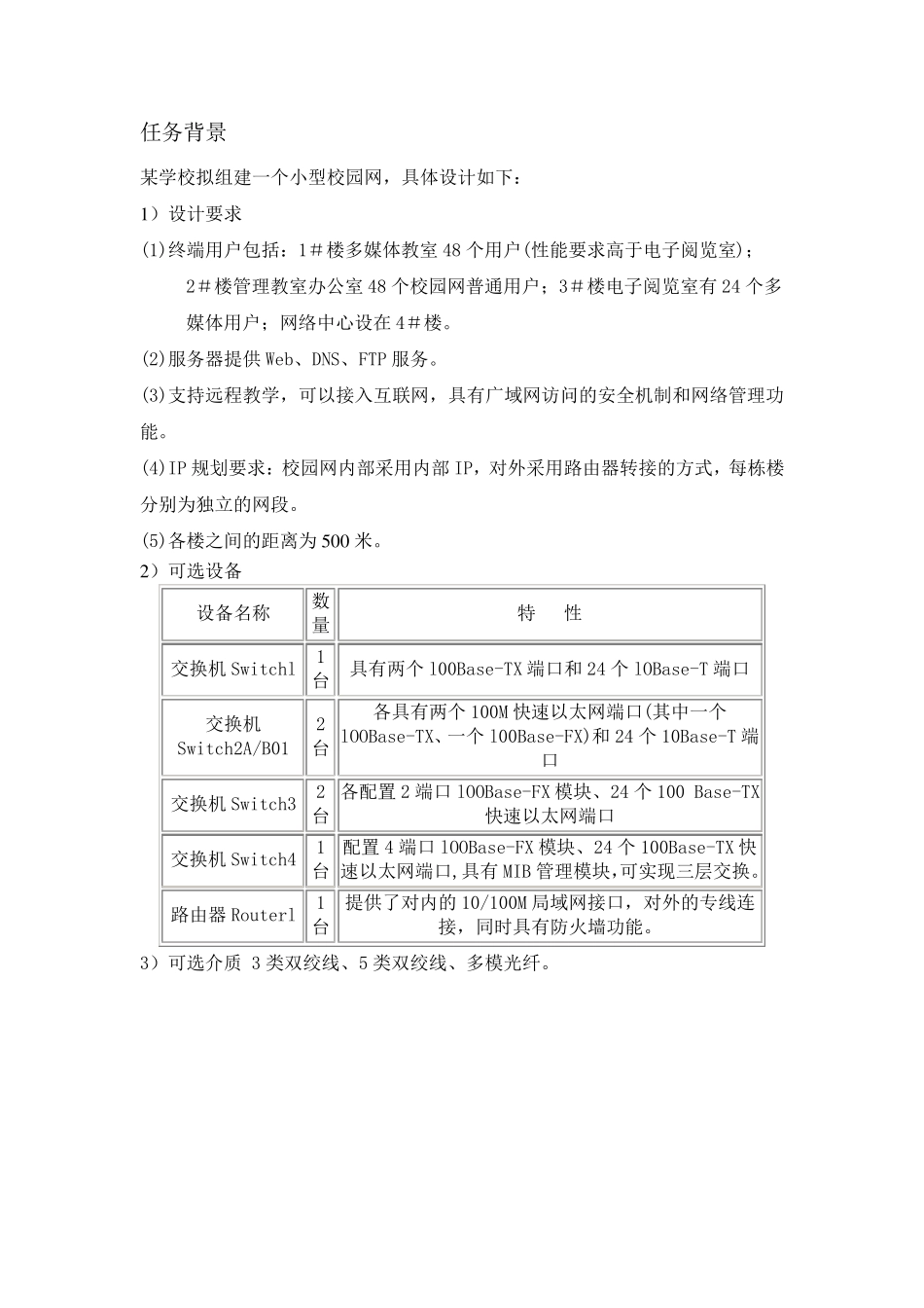 实训案例1校园网络构建_第2页