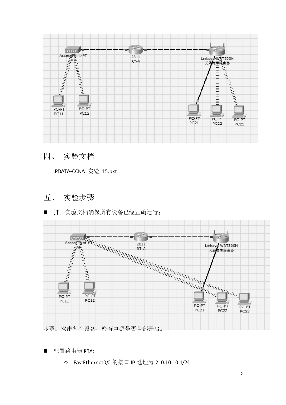 实验04：无线局域网的配置_第2页