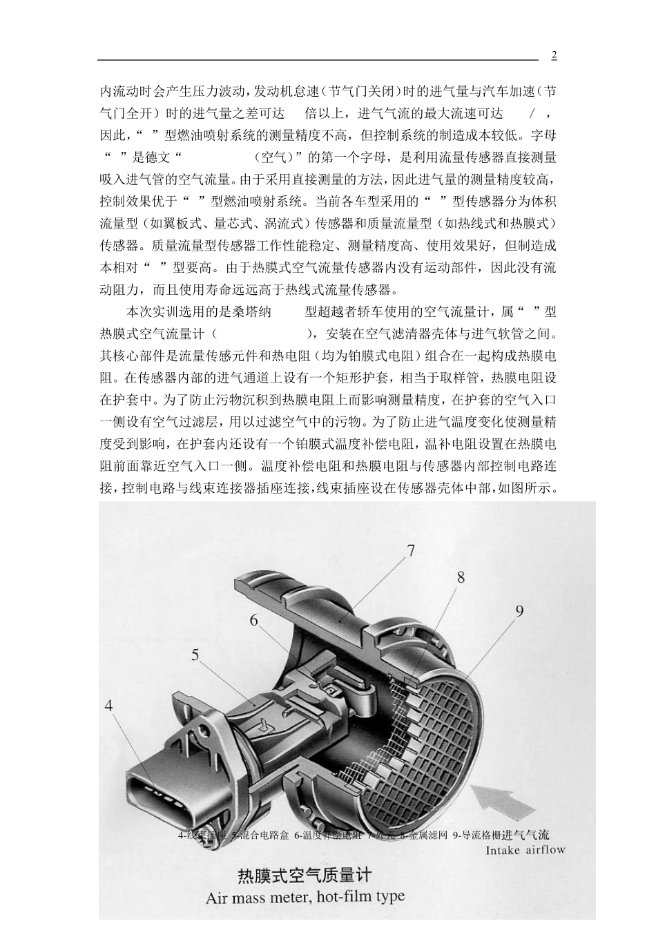 实验2空气流量传感器检测_第2页