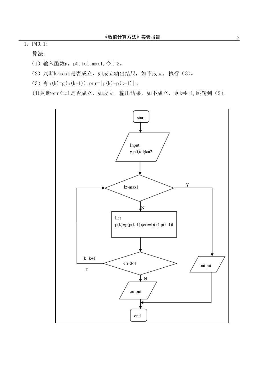实验2非线性方程f(x)=0的解法_第2页