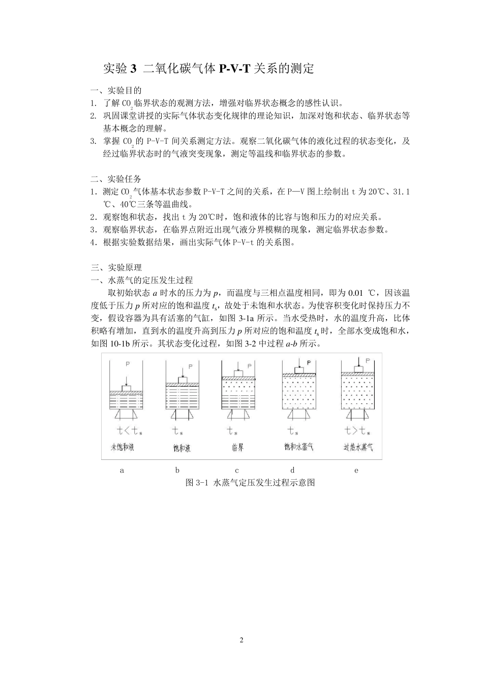 实验3二氧化碳气体PVT关系的测定_第2页
