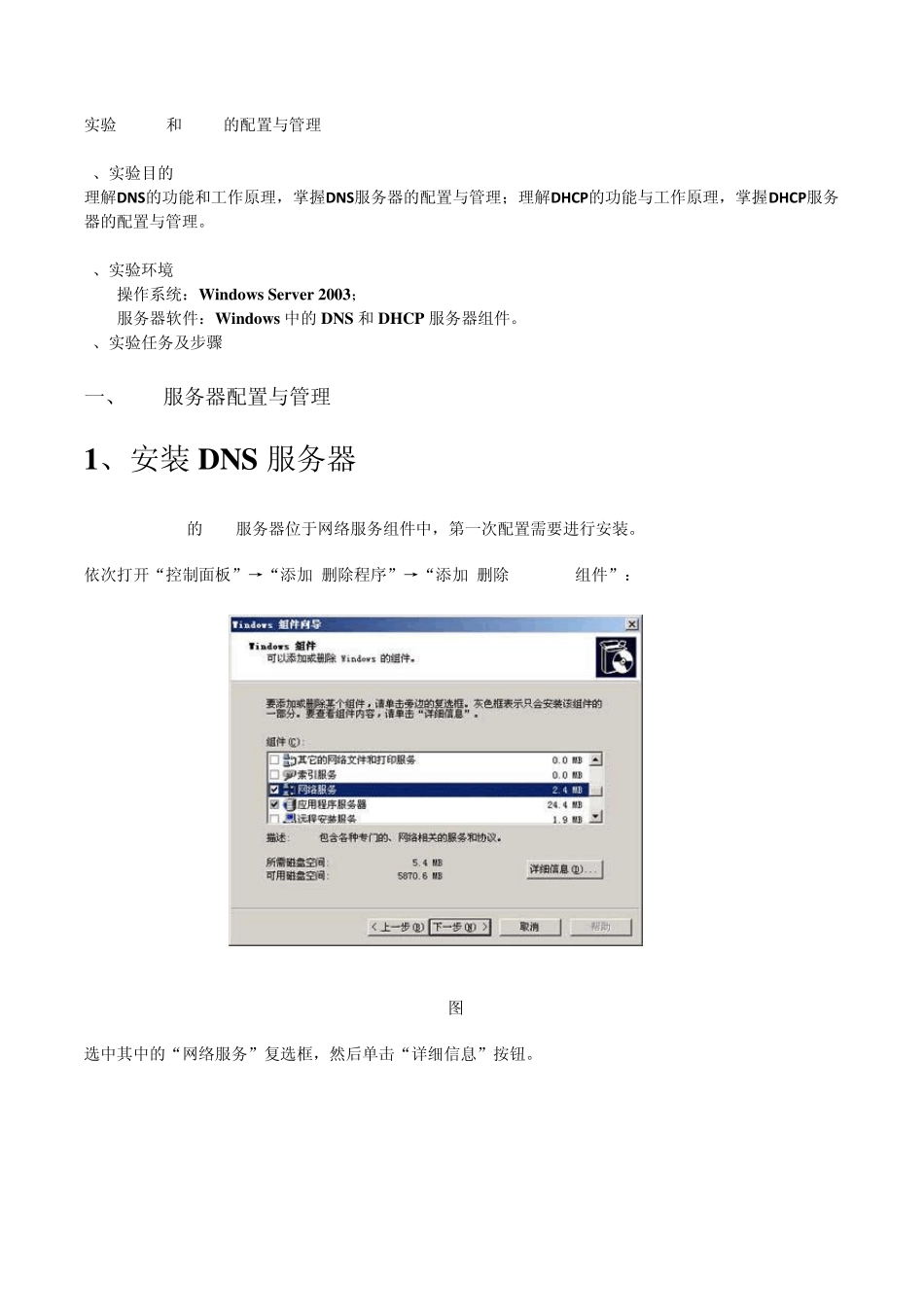 实验4DNS和DHCP_第1页