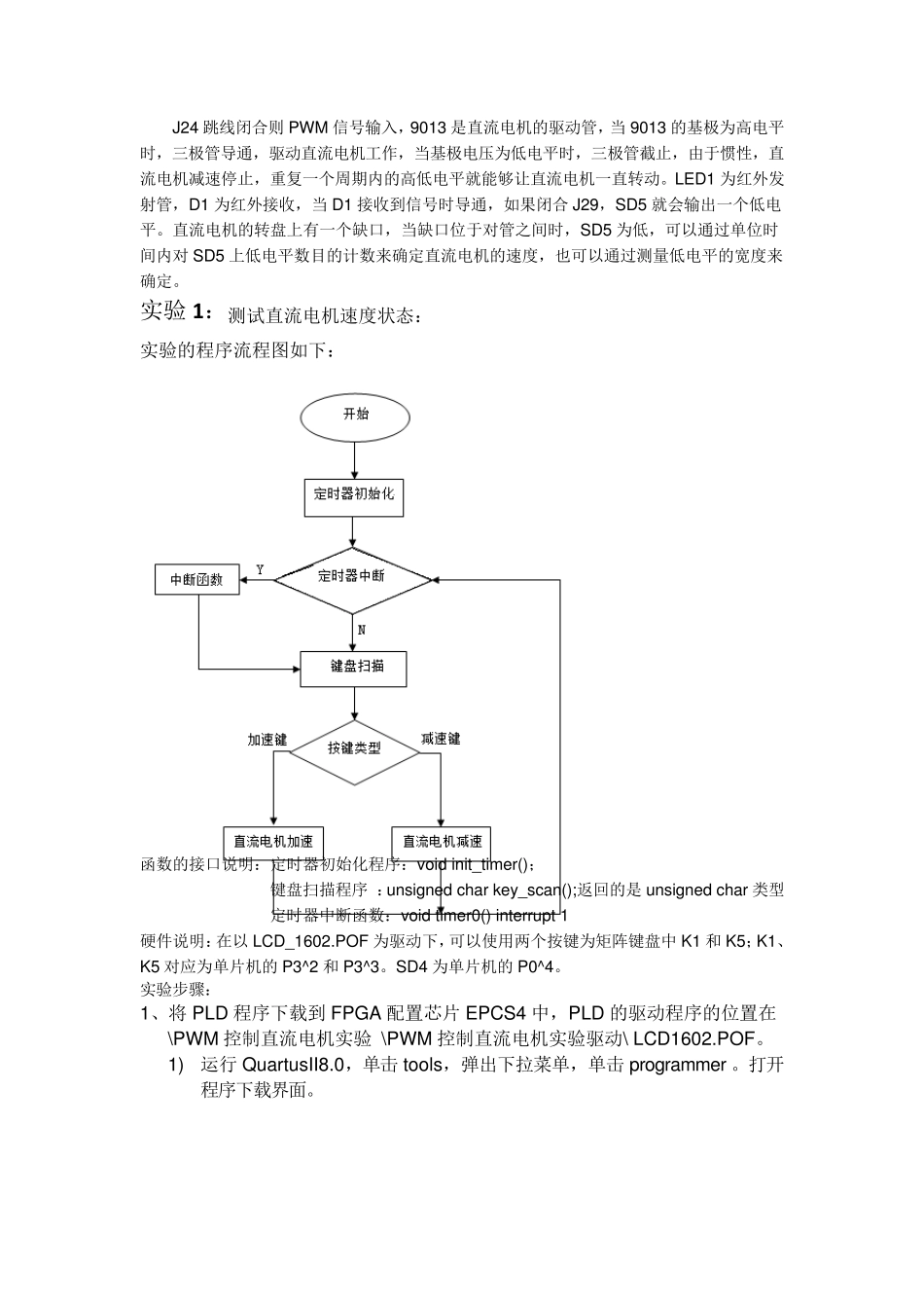 实验4PWM控制直流电机实验_第3页