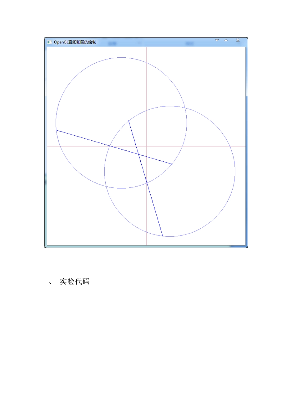 实验一OpenGL直线、圆的绘制_第3页