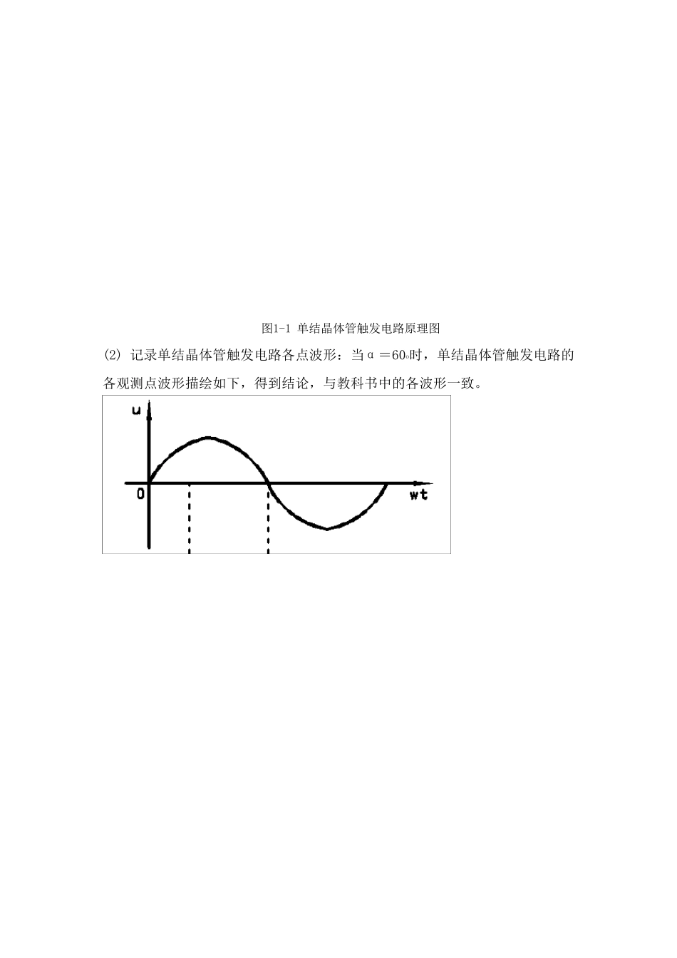 实验一单结晶体管触发电路_第2页