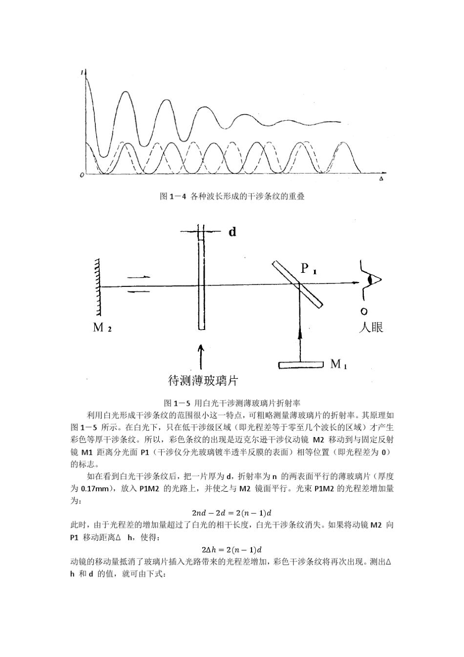实验一迈克尔逊干涉仪实验报告_2011.5.17_第3页