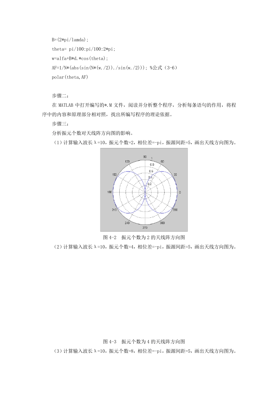 实验二均匀直线阵_第3页