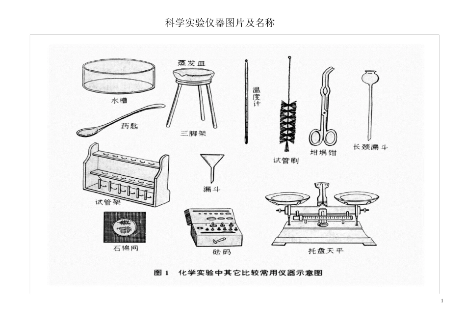 实验仪器图片及名称_第1页