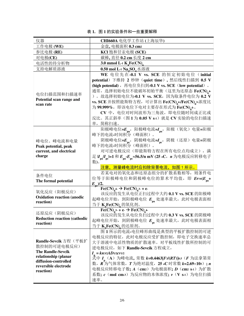 实验十循环伏安法分析_第2页