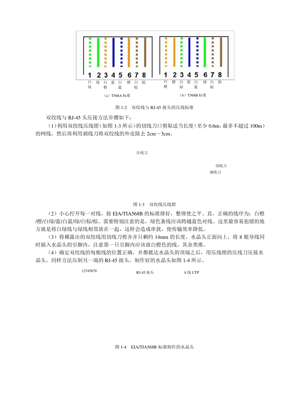 实验双绞线及信息模块制作_第2页