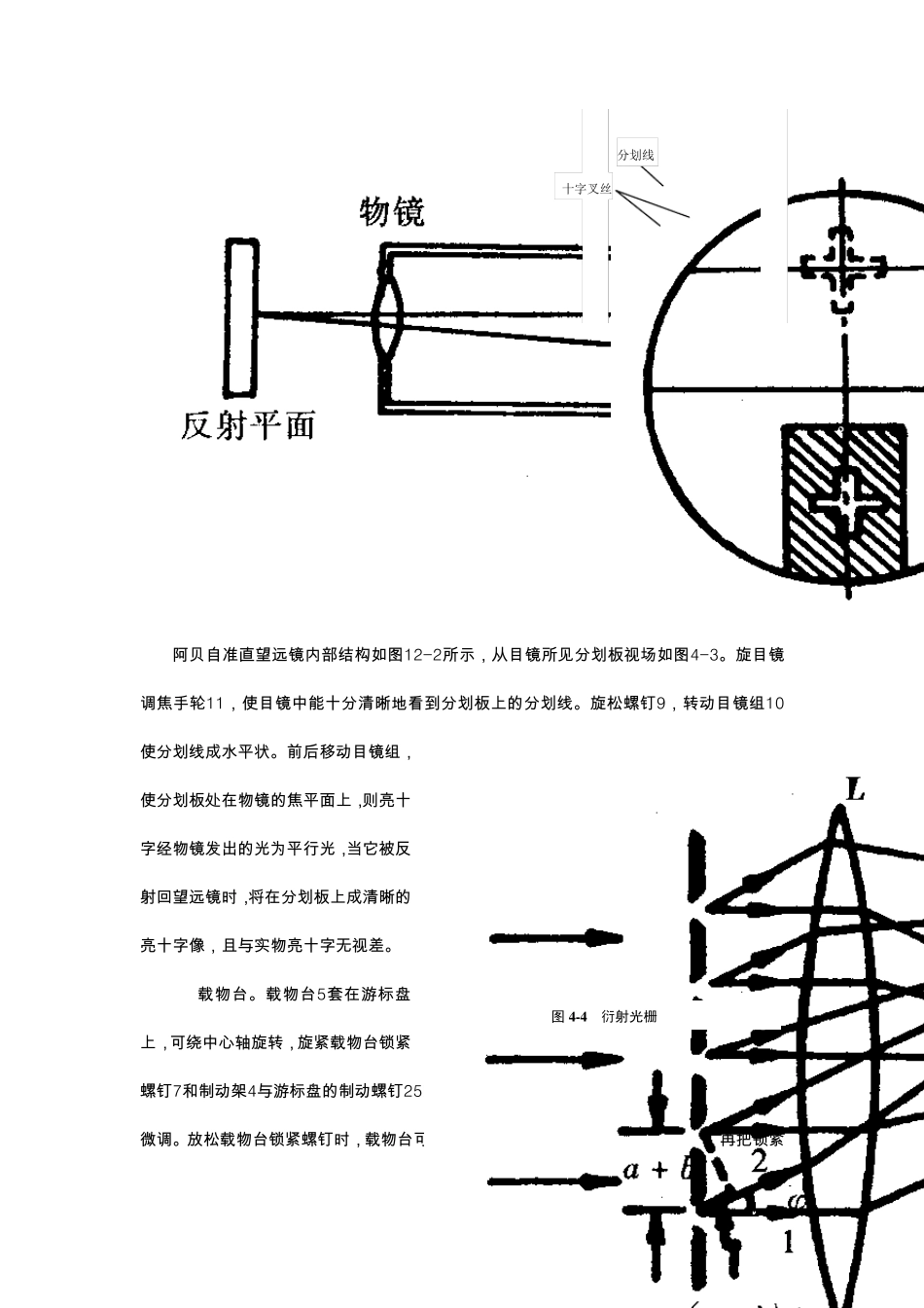 实验四分光计的调整及光栅常数的测定_第3页