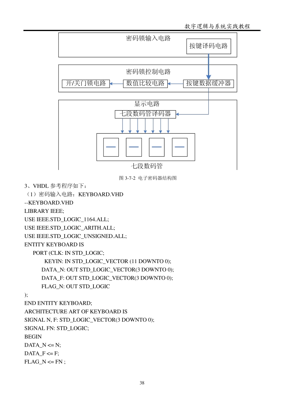 实验四电子密码锁的设计_第2页