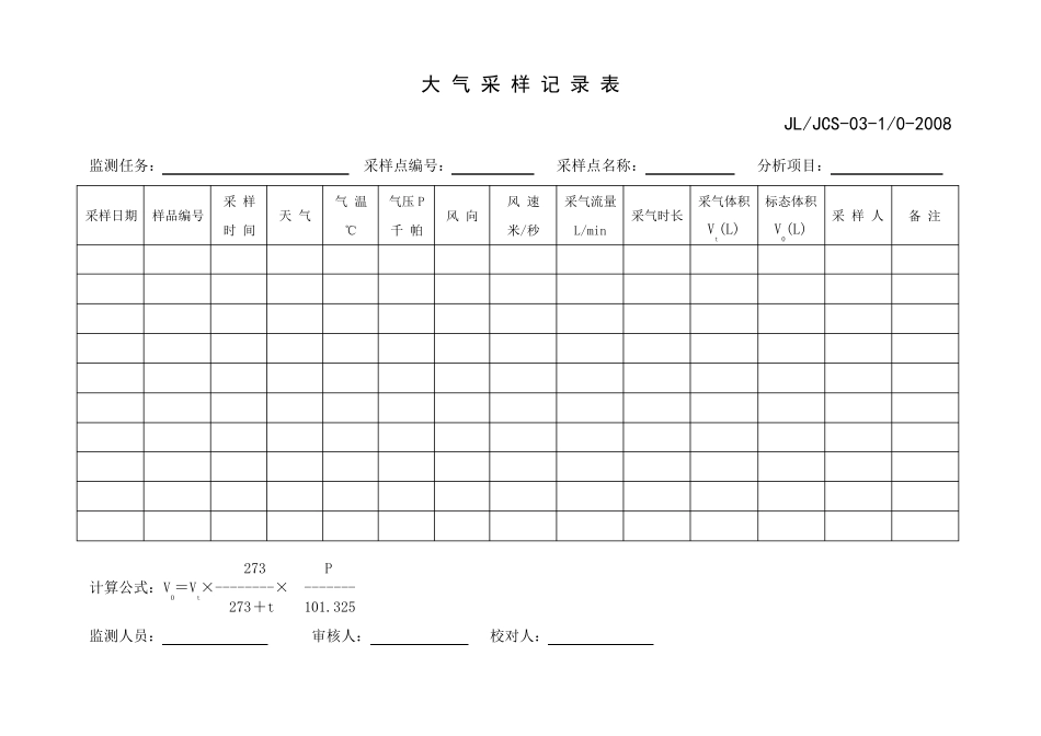 实验室原始记录表_第3页