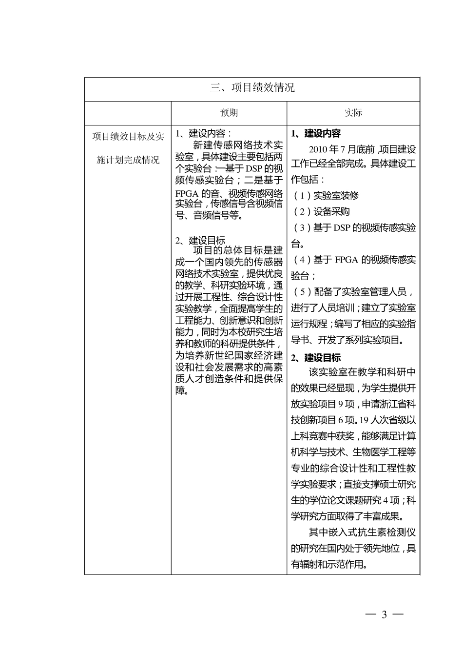 实验室建设项目绩效评价报告_第3页