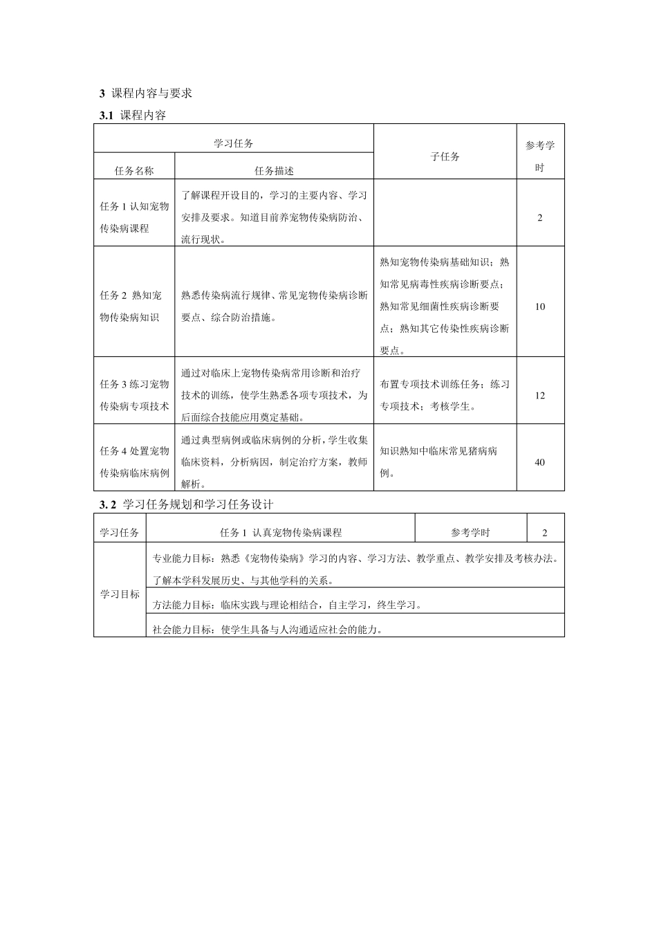 宠物传染病课程标准_第3页