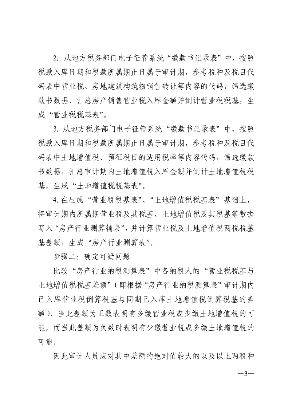 审计专家经验省级营业税收入混_第3页