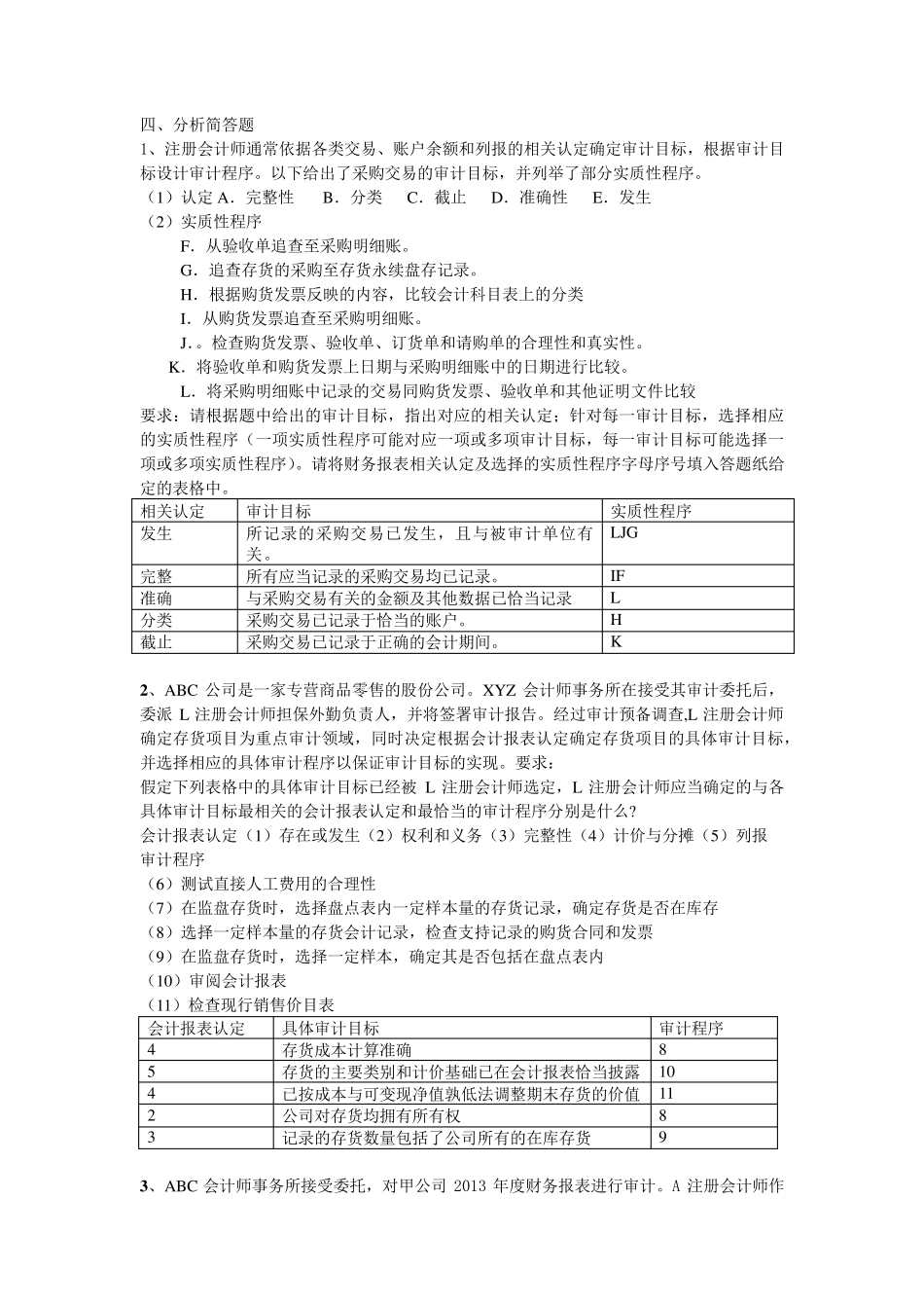 审计复习题答案_第1页
