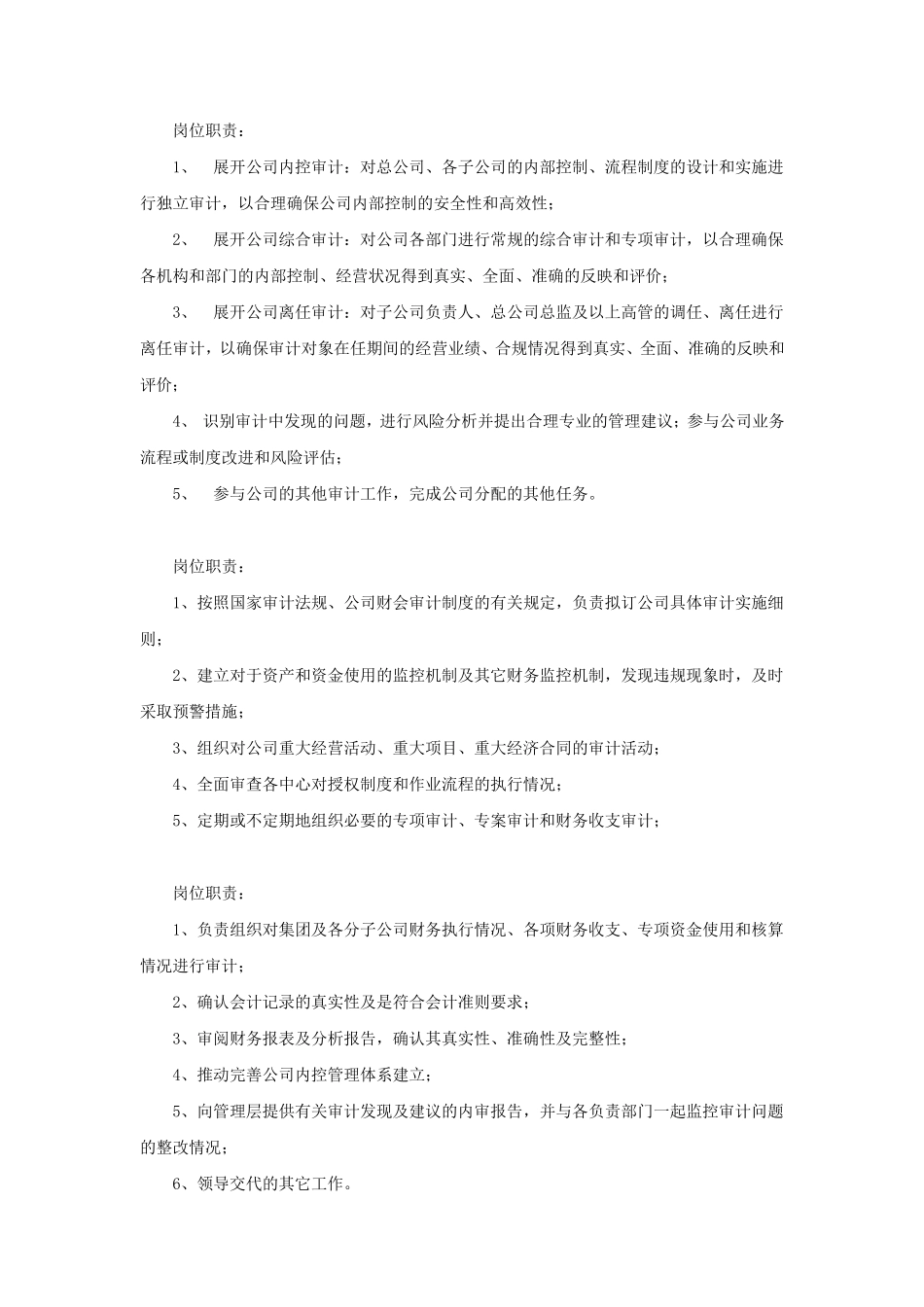 审计工作职责_第1页