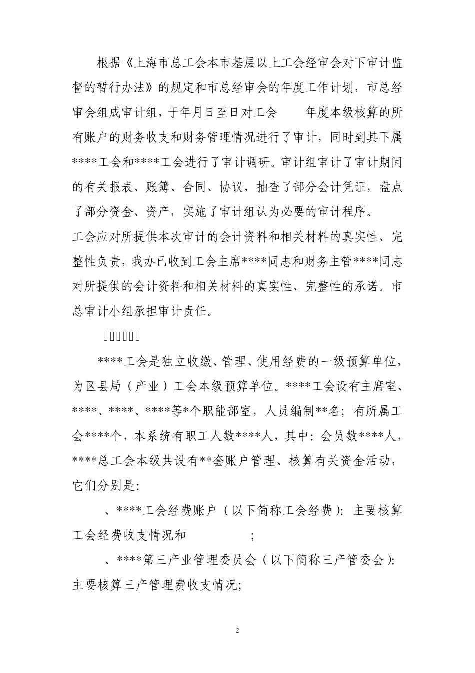 审计报告参考范本_第2页