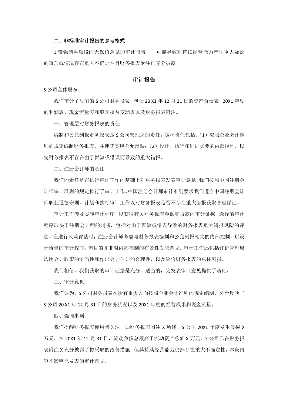 审计报告范例_第2页