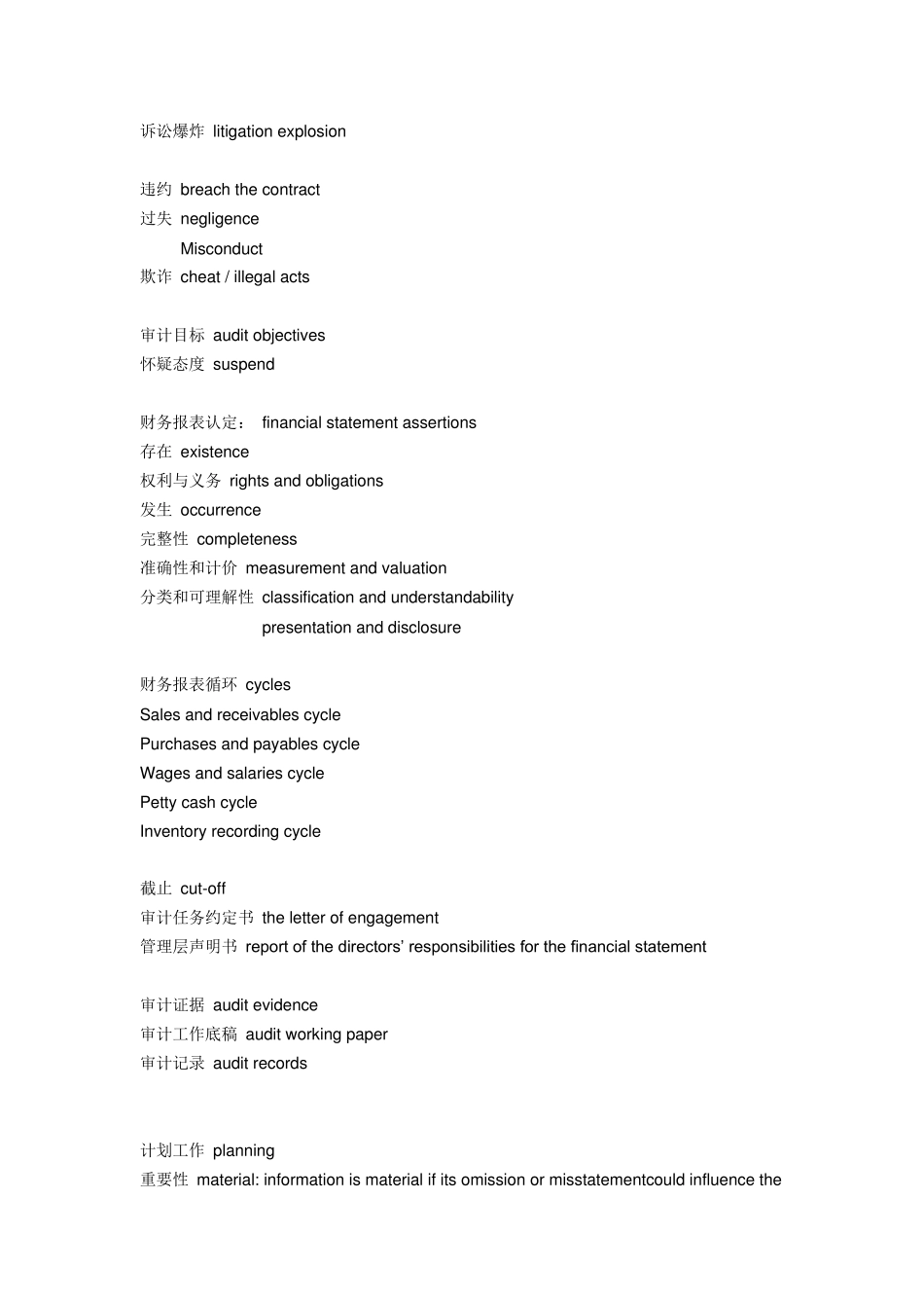 审计的专业术语中英对照汇总_第3页