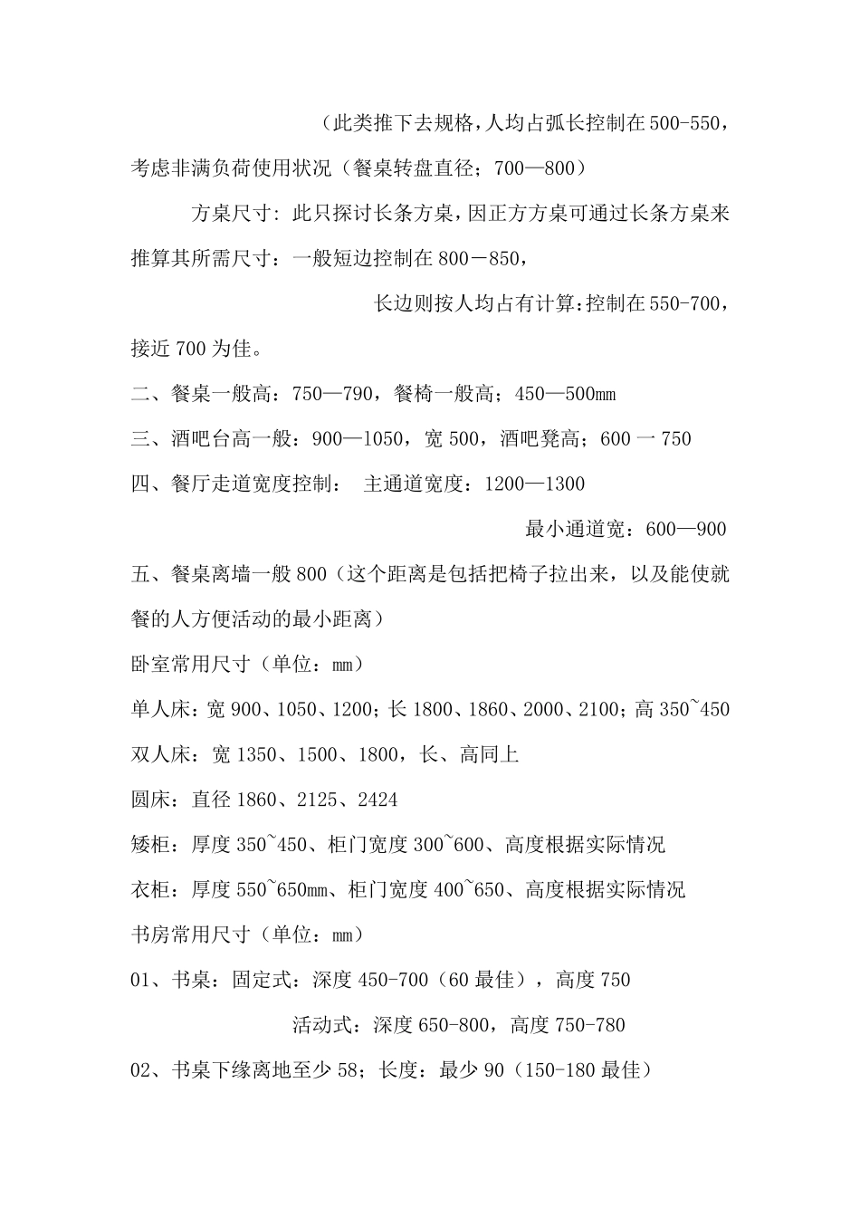 客厅常用尺寸_第2页