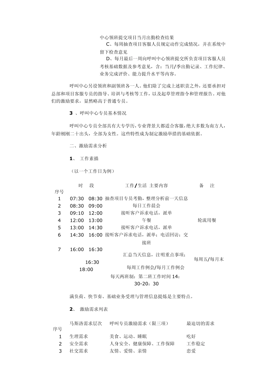 客服人员、呼叫专员的超级完全激励方案_第2页