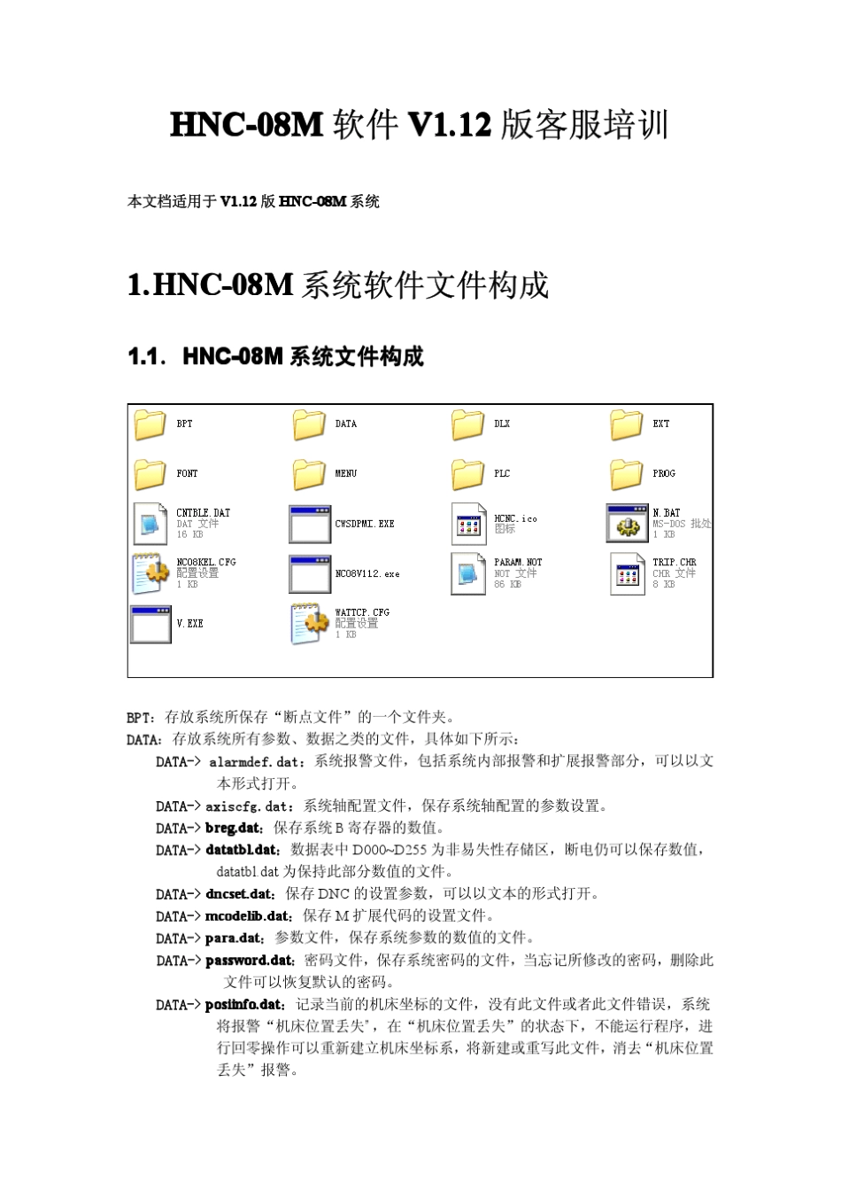 客服培训V1.12版HNC08M软件_第1页